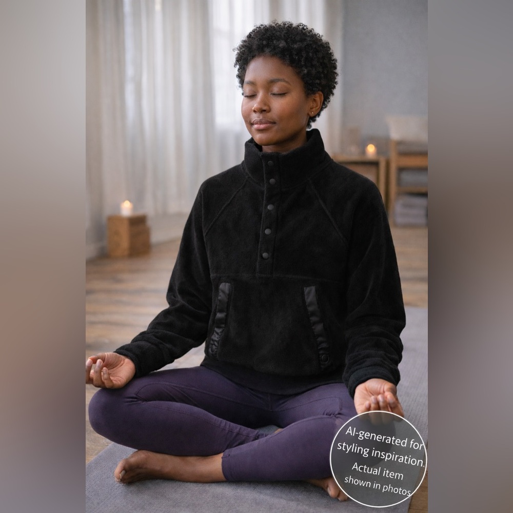 Womens Athleta Fleece Pullover